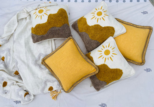 Sun theme premium cushion covers