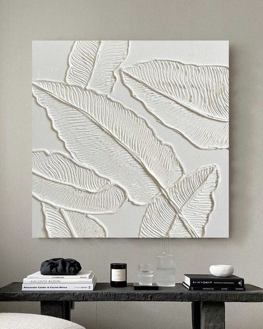 Leaf texture art